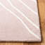Tapis ivoire / rose clair en laine fait à la main Felipe-31351699
