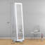 Armoire de rangement pour miroir de bijoux pleine grandeur Rotate 360 degrés