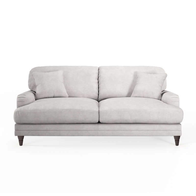 Adaku 3 Seater Sofa , Silver, Burnished Beech