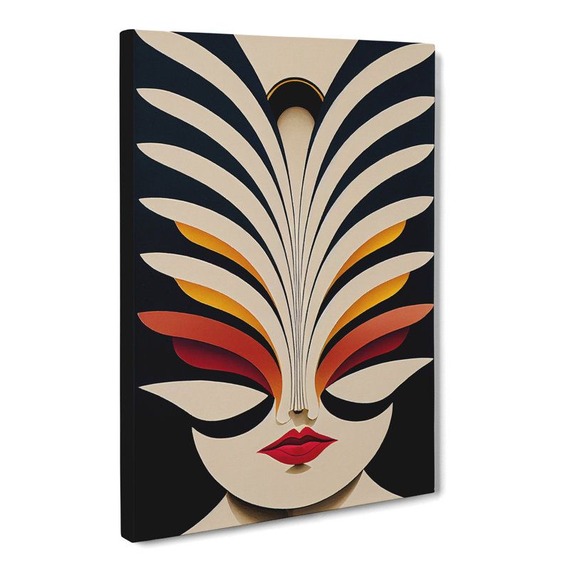 An Abstract Woman - Wrapped Canvas, 60cm H x 40cm W x 3cm D
