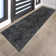 Aubepine Thandi Charcoal Gray Embossed Transitional Geometric Indoor Area Rug, Soft Polyester – Living Room & Bedroom