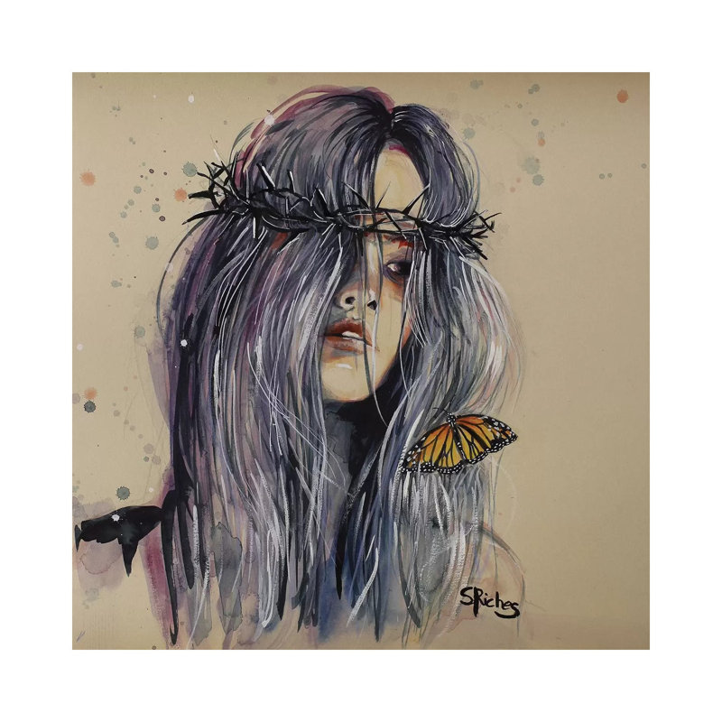 Hurt 1 Piece Wrapped Canvas Wall Art, 30.48cm H x 30.48cm W