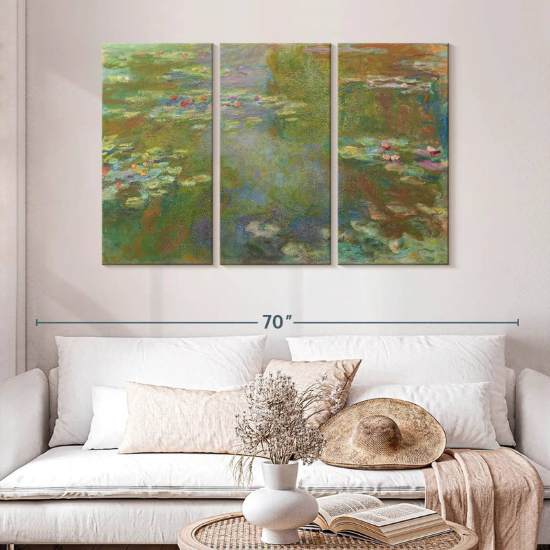 Avery Water Lily Pond, 32" H x 50" W