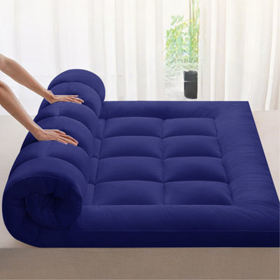 Surmatelas - bleu marine