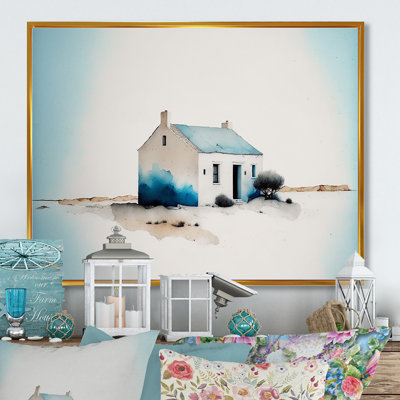 «Countryhouse At Sunset V», reproduction sur toile