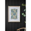 Multicolore 24 "x 32", art floral encadré doré pour chambre à coucher, décoration de salon