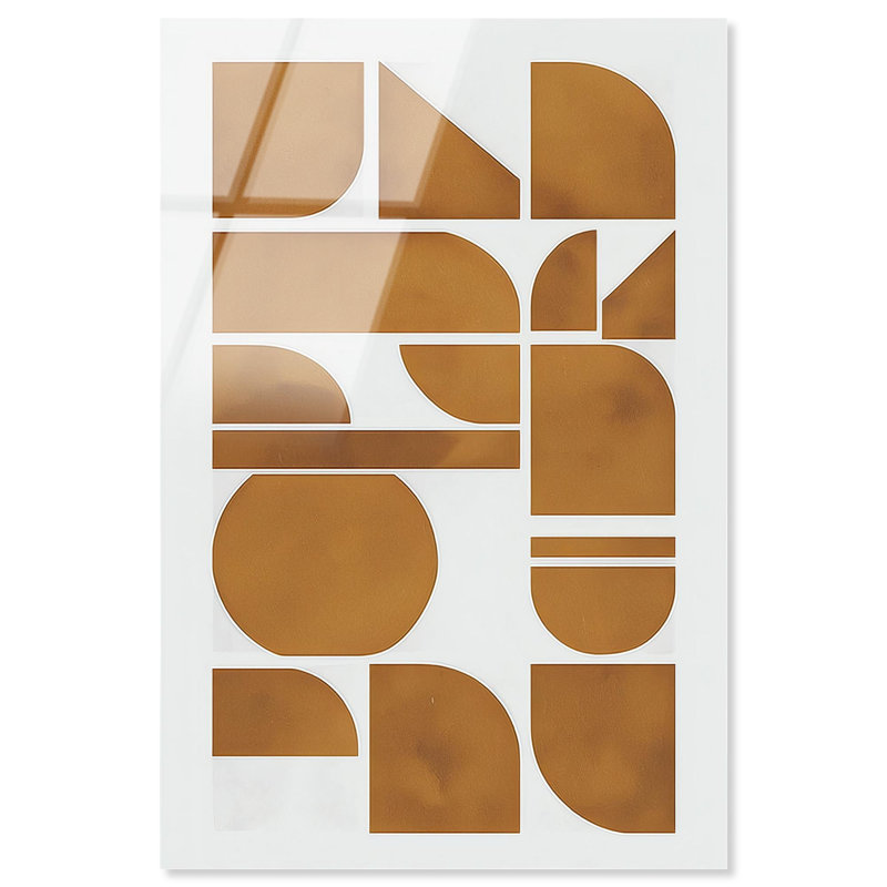 "Lost Shapes I", impression murale Boho par Art Remedy, prête à être suspendue, 30 x 45, H 45 po x l 30 po