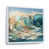 Cadre flottant blanc