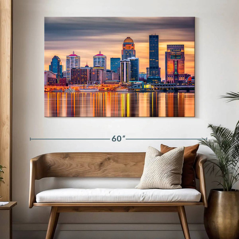Ravi Louisville Skyline, H 34 po x l 51 po