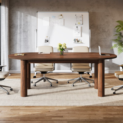 5.3ft Oval Conference Table For 4-6 People