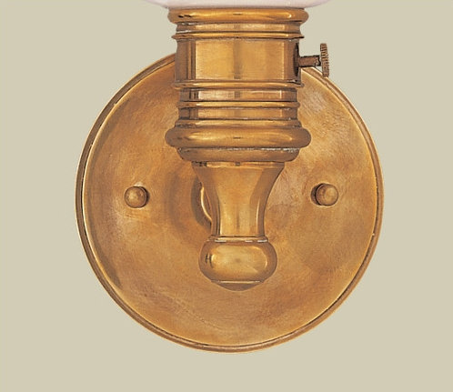 Bruckner 1 Light Wall Sconce, Polished Nickel
