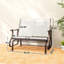 Banc oscillant d'extérieur, fauteuil pour 2 personnes