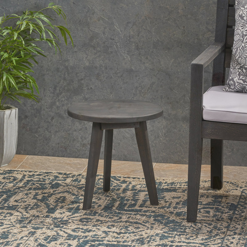 TABLE L 15,7 po, Gris foncé