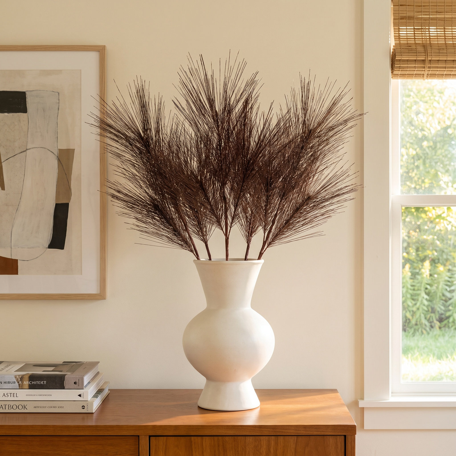 Pine Needle Floral Stems, Champagne