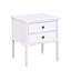 Table de chevet 2 tiroirs