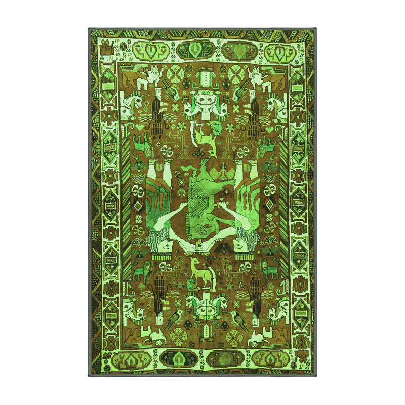 Performance Toile Indoor Rug, Rectangle 2' x 4'