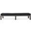 Chaise longue Kd - Tissu imperméable, relaxant et confortable, fer noir pe, 77,47 po X P 25,9 x H 14,01