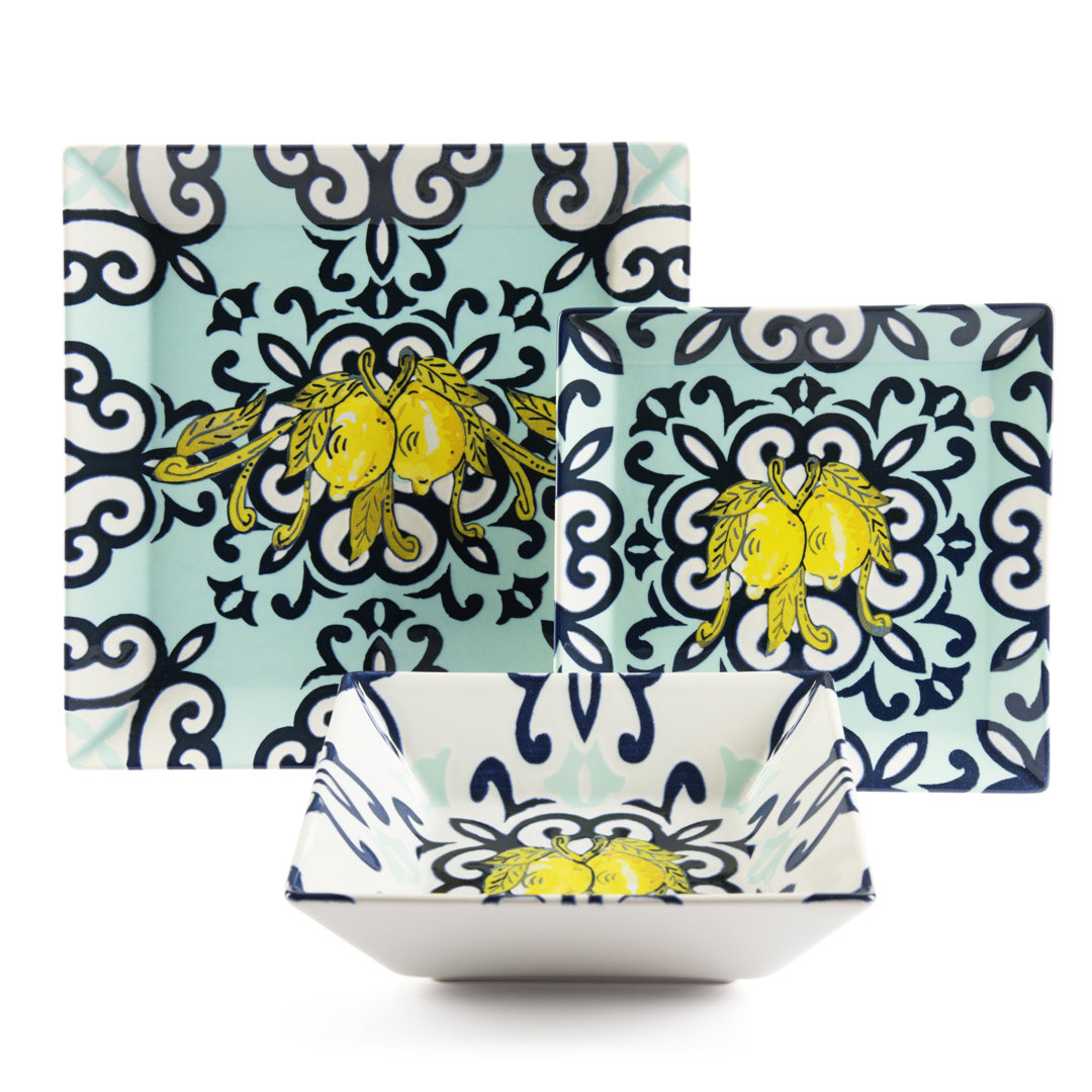 Piece Ceramic Dinnerware Set - Service for 6
