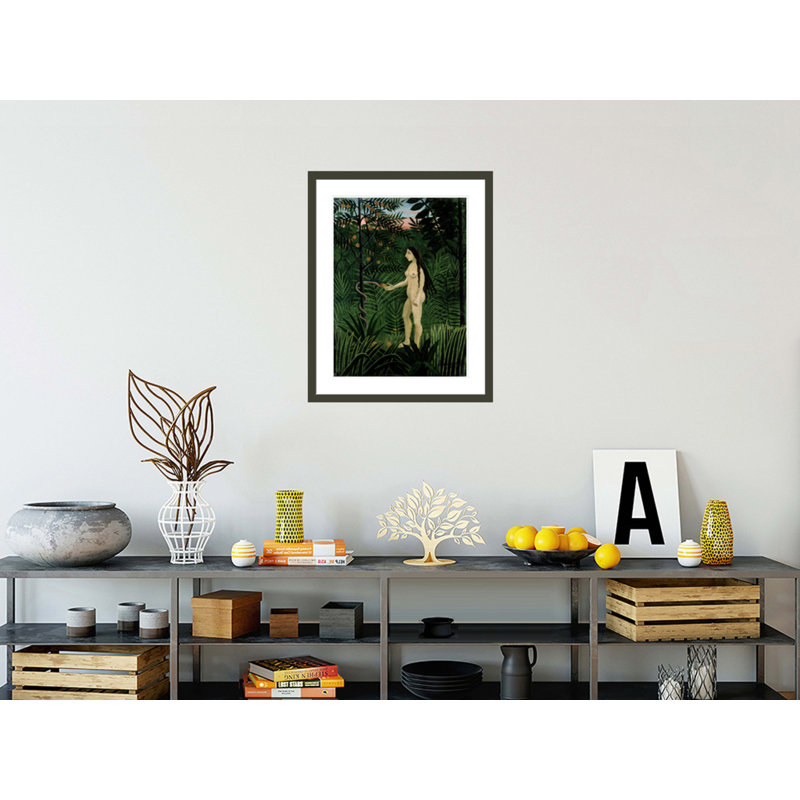 «Eve» par Henri Rousseau - Impression Giclée sur cadre, H 29,37 po x l 23,5 po