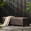 PE WICKER STORAGE BENCH Suitable For Bedroom,Fitting Room, Storage Room, Dining Room, And Living Room,Etc.