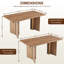 Table à manger rectangulaire en bois Alyria 70,87 po pour 8 personnes-1311340115-1311340119