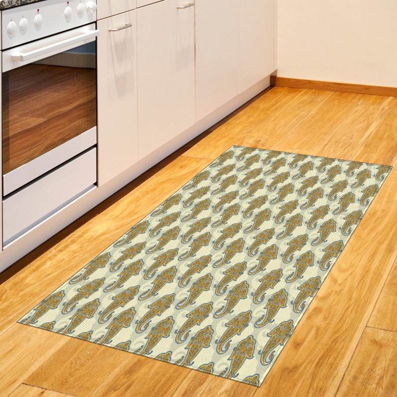 Tapis décoratif bohémien, Rectangle 2 pi 7 po x 5 pi
