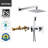 Complete Shower System with Rough in-Valve-79561047