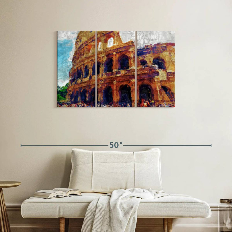Rorry Rome Colosseum, 24" H x 38" W