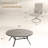 8-Person Outdoor Patio Dining Set With Swivel Chairs-2065651342