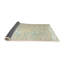 Tapis floral vert / brun / rose-2096914797