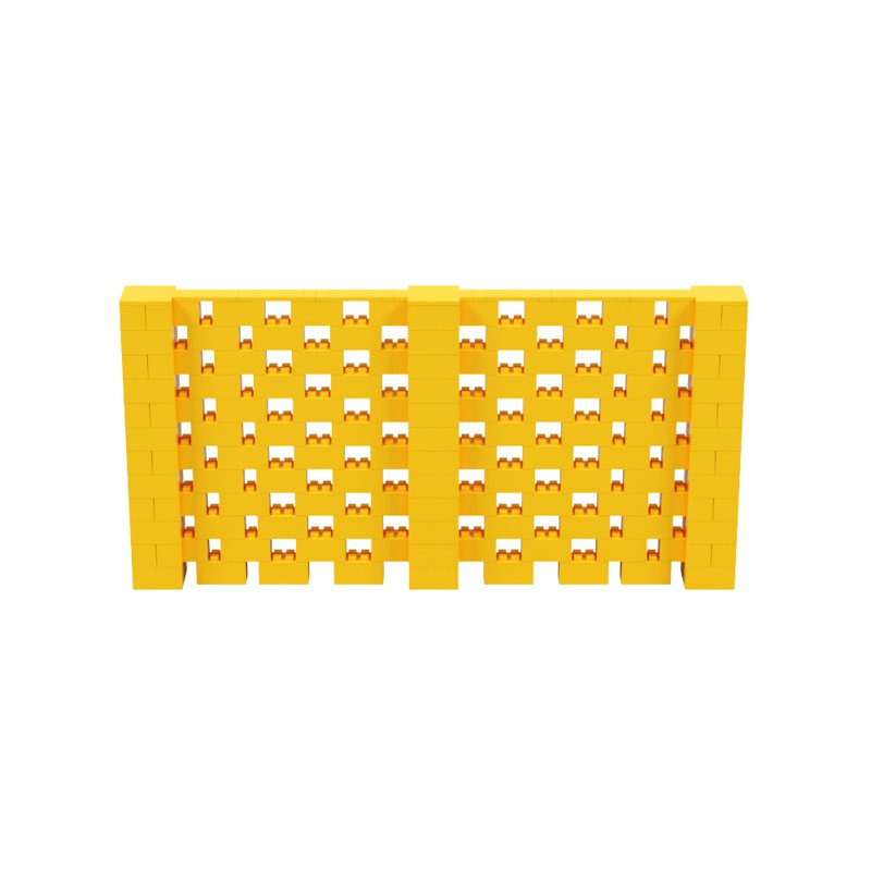 Ensemble mural Everblock, Jaune, H 72 po x l 144 po x P 12 po