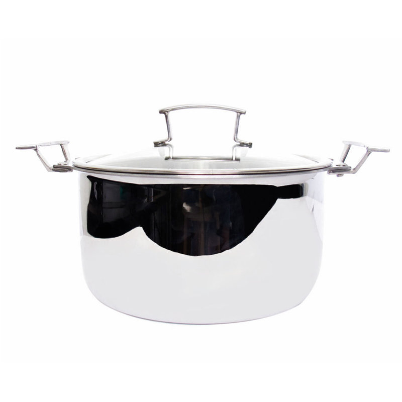 True Induction Gourmet 5 L Pot à soupe avec couvercle