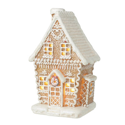 Light Up Gingerbread House Ornament
