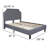 Aluino Arched Button Tufted Upholstered Platform Bed Frame - No Box Spring Required-395099097-395099103