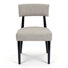 Upholstered Solid Wood Dining Chair Side Chair