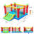 15.3'x 12' 840D Large Bounce House Oxford Inflatable Bouncers with Blower & Slide