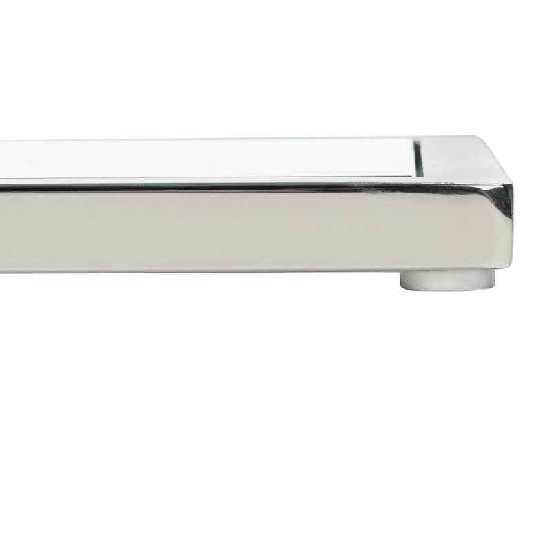 Table de bout en verre, Argent