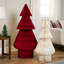 Arbre de Noël en papier pliable accordéon nid d'abeille - 3 pi - Crème-108141747