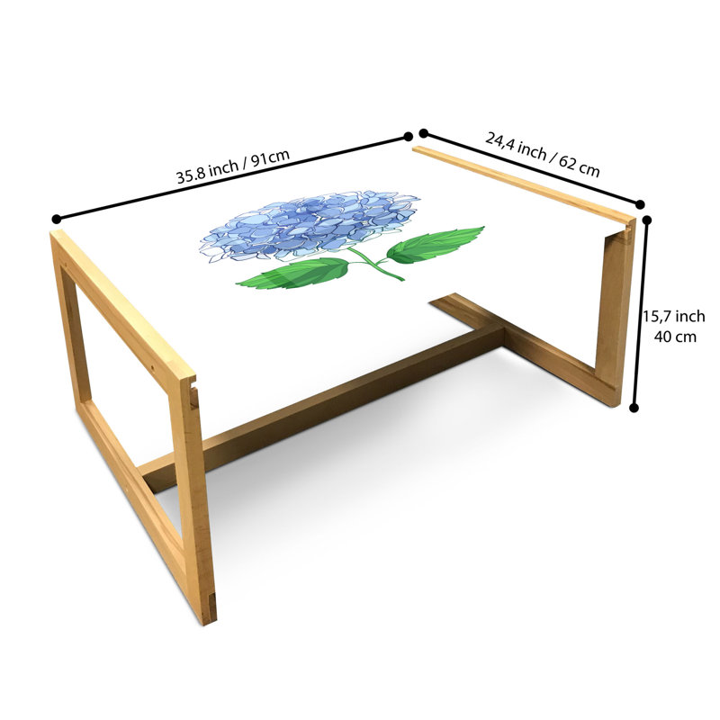 Jahmaad Sled Coffee Table, 90cm H x 62cm W x 40cm D
