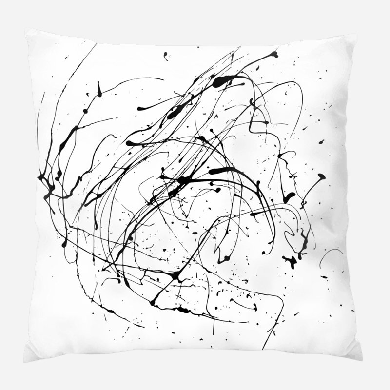 Coussin décoratif brosse Maulik, Microsuède, Intérieur