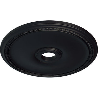 Diamètre de 24 po x P 3 5/8 po x P 1 3/4 po médaillon de plafond Theia (convient aux auvents jusqu'à 6 3/4 po)