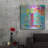 Wrought Studio™ 'Tree Map Grid' by Zwart, Metal Wall Art-1753872703