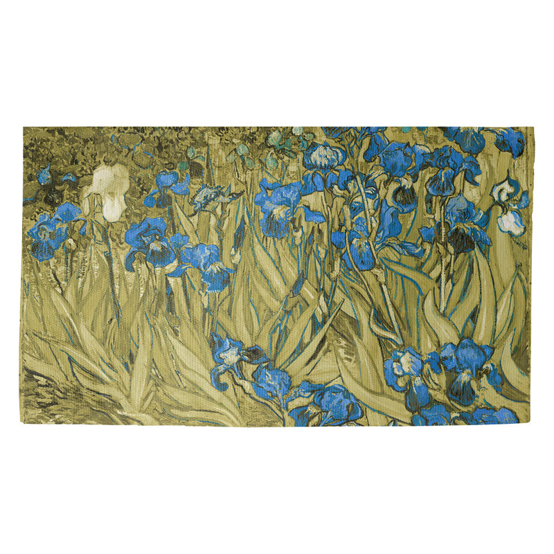 Paillasson Browerville, Rectangle 3 pi 3 po x 5 pi 3 po, Bleu