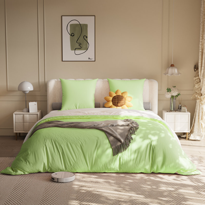 Polyester Duvet Cover Set with Pillow Shams