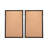 S/2 Leaf Shadow Box Wall Décor