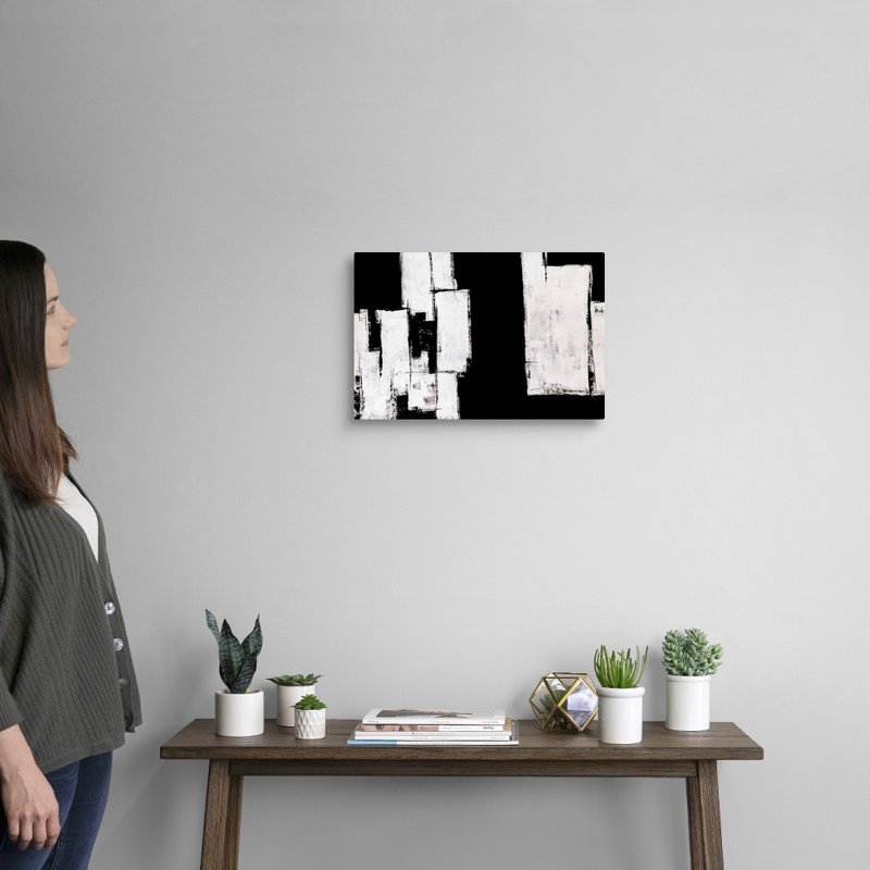 « Break Down » par Brent Abe-impression d’art graphique sur toile, Toile tendue, H 12 po x l 18 po x P 1,25 po