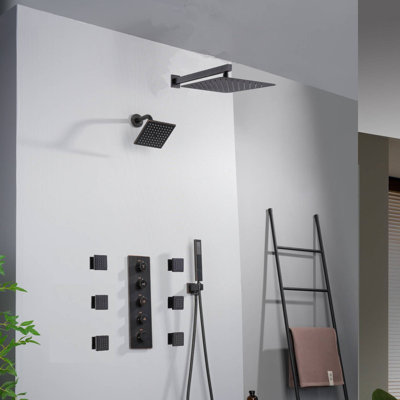 Thermostatic All-In-One Kit with Rough in-Valve