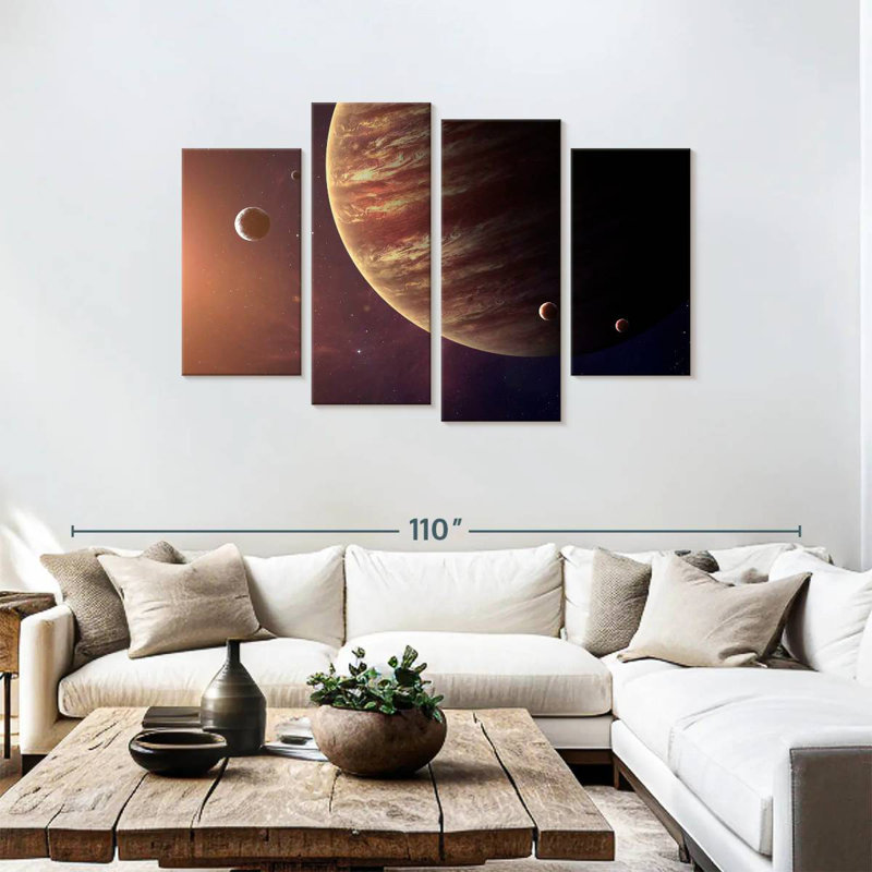 Oberle Jupiter From Space, 48" H x 75" W