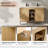 60" Double Bathroom Vanity With Resin Basin-310523694