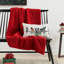 Housses de coussin de Noël décorations de Noël oiseaux de 12 po x 20 po Housses de coussins lombaires pour l'hiver